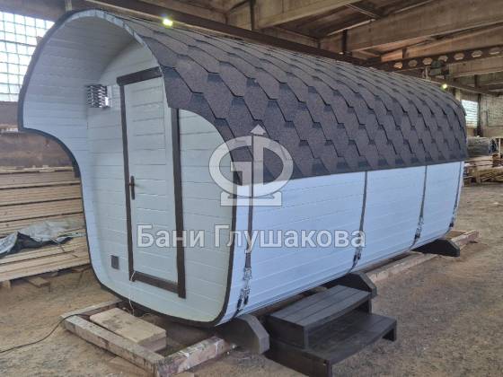 Баня бочка «Сказка» 4м из термодоски №82600311