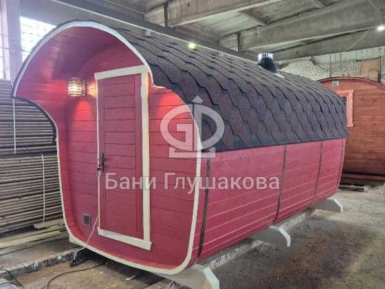 Баня бочка «Сказка» 4м из термодоски №82600324