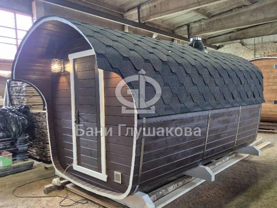 Баня бочка «Сказка» 4м из термодоски №82600327